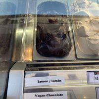 Chocolate ice cream    at Sa Gelateria - Alcudia in Mallorca