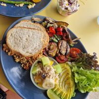 Vegan breakfast at Lemon Thyme Cafe in Pai