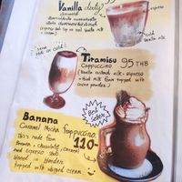 Menu at Lemon Thyme Cafe in Pai