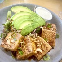 Salt and Pepper Tofu with Asian Slaw   at The Bank Cafe in Lismore