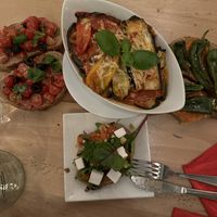 Bruschetta, Parmigiana  at Grado Babo in Berlin