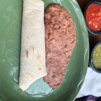 Bean buritto   at El Toro Viejo Mexican Restaurant in Logan
