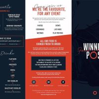 Menu  at Winning Post  in York