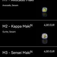 Maki Sushi at Hanoi Sushi & Vietnamese Kitchen in Uberlingen