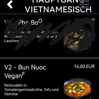 Hauptgang vegan at Hanoi Sushi & Vietnamese Kitchen in Uberlingen
