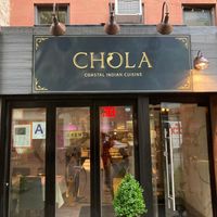 Front at Chola in New York City