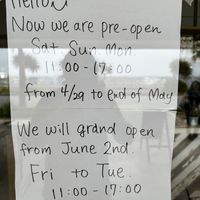   at Blue Point Falafel & Coffee in Yomitan