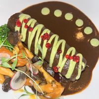 Black pearl "oyster" enchilada   at Third Kingdom in New York City