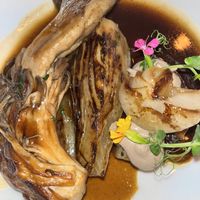 Blue oyster mushroom in peppercorn sauce   at Third Kingdom in New York City