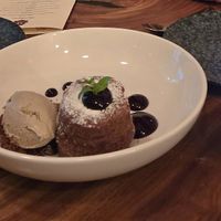 Lava cake dessertt  at Third Kingdom in New York City