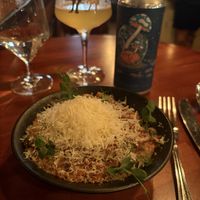Beech: mac and cheese without mac  at Third Kingdom in New York City