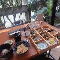 Teishoku addons at W Holistic Cafe in Osaka