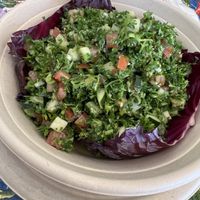 Tabbouleh salad  at Jood in San Carlos