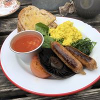 The Vegan Breakfast yum yummy yum yum at Brown & Green Life in South East London