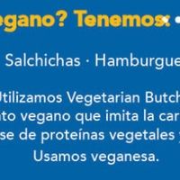 Pedí una hamburguesa. Viene con lechuga, tomate y aguacate. Pone que tienen veganesa aunque al pedirla me dijeron que no lleva veganesa. También el perrito caliente, solo la salc at La Corrala in Miranda De Ebro