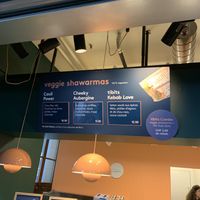 Menu  at Tibits Take Away Pop-Up in Lausanne