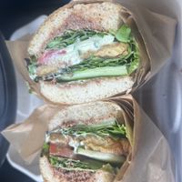 Tempeh Katsu Sandwich  at Niu Life Kitchen in Wailuku