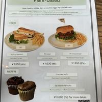 The menu has both English and Japanese. A few Japanese extra phrases are translated with an app in this photo    at 55+ カフェ in Osaka