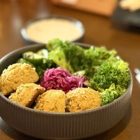 The fluffiest lightest falafels you will ever eat!! 🧆   at Dobro Top Vegan   in Dubai