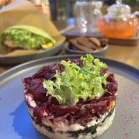 Beetroot (I forget the name- but amazing)  #Veganuary at Dobro Top Vegan   in Dubai