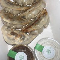 Mushroom gyoza   at Dobro Top Vegan   in Dubai