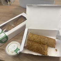 Vegan chicken crepes  at Dobro Top Vegan   in Dubai