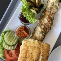 Das vegane Frühstück ohne Frischkäse   at Bäckerei Hillert in Harsefeld