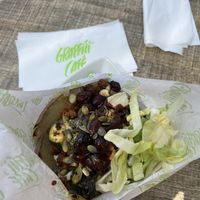 Våga vegan potato 🥔   at Graffiti Café in Ystad