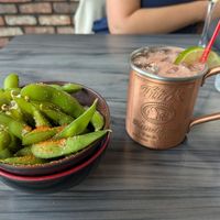 Spicy edamame at Tiger + Lily in Columbus