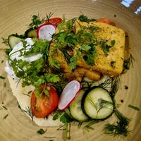Tofu 😋 at Ravintola Lohtu in Helsinki