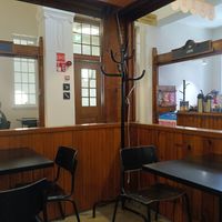 Seating area at Ravintola Lohtu in Helsinki