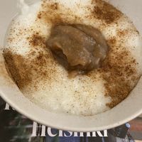 Rice porridge and date jam  at Ravintola Lohtu in Helsinki