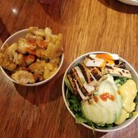 Tofu, cauliflower, avocado at Next Level Veggie Grill - University Village in Seattle