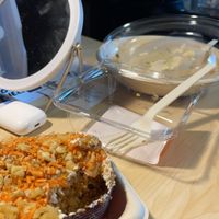 Frosting is super crumbly but so tasty at Next Level Veggie Grill - University Village in Seattle