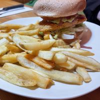 Santa Fe chicken sandwich mas fabulous   at Next Level Veggie Grill - University Village in Seattle