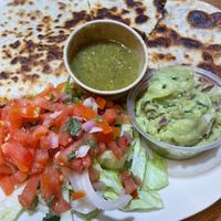 Steak quesadilla mas nom nom  at Next Level Veggie Grill - University Village in Seattle
