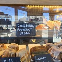 Pastry yum. Check out vegan items on their menu online. at Cool River in Buena Vista