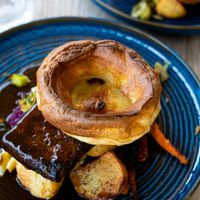 Nut roast at Grain Barge in Bristol