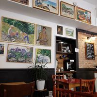 Interior. at Leonardos Kafferosteri in Stockholm