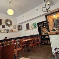 Seats at Leonardos Kafferosteri in Stockholm