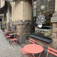   at Leonardos Kafferosteri in Stockholm
