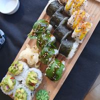 Vegan selection at Don Neko Sushi in Mallorca