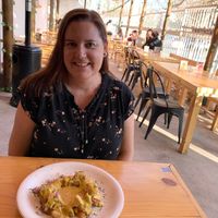 The cute patio area at Rocoto Cusqueño in Santiago