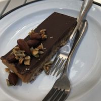 Chocolate, peanut and miso bar   at Franca in Montevideo