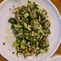 Mushroom Salad (was given to us for free) at Obuthan in Busan