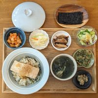 Vegan Rice with Seasoned Vegetables at Obuthan in Busan