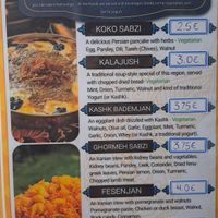 Most things can be made vegan on request at Negaar Guesthouse in Varzaneh