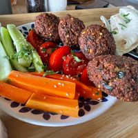 Fafalafa set at KRZAKI Vege Street Food in Plock