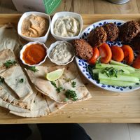 Falafels at KRZAKI Vege Street Food in Plock