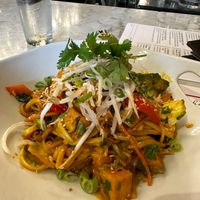 Curry noodle bowl  at Mercer Kitchen in Stratford
